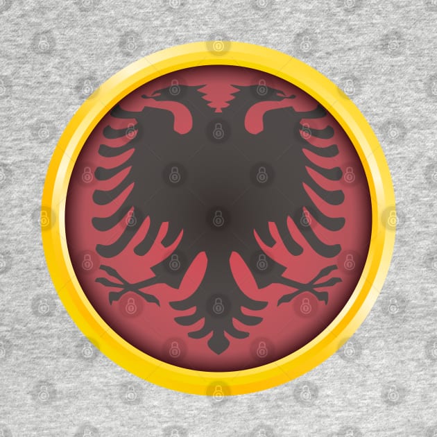 Country Flag of Albania by BADAISENJA